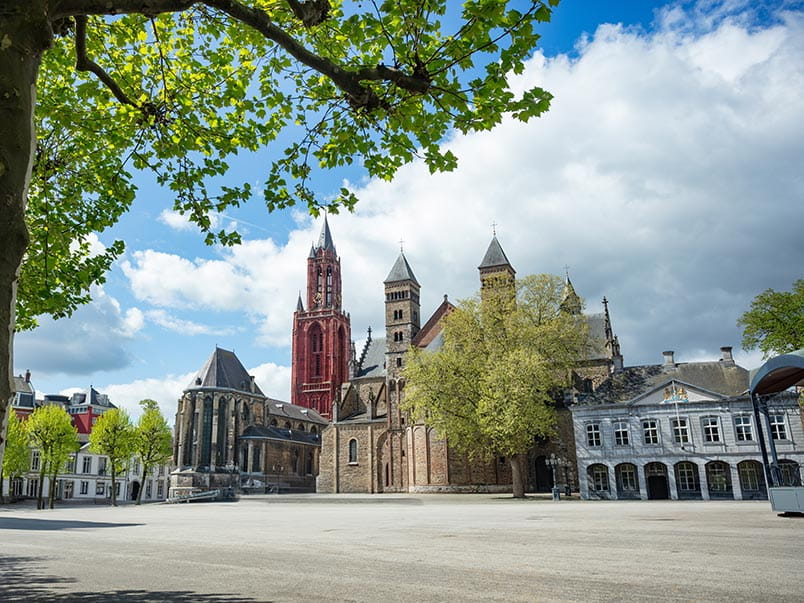 Vrijthof Square in Maastricht, Netherlands